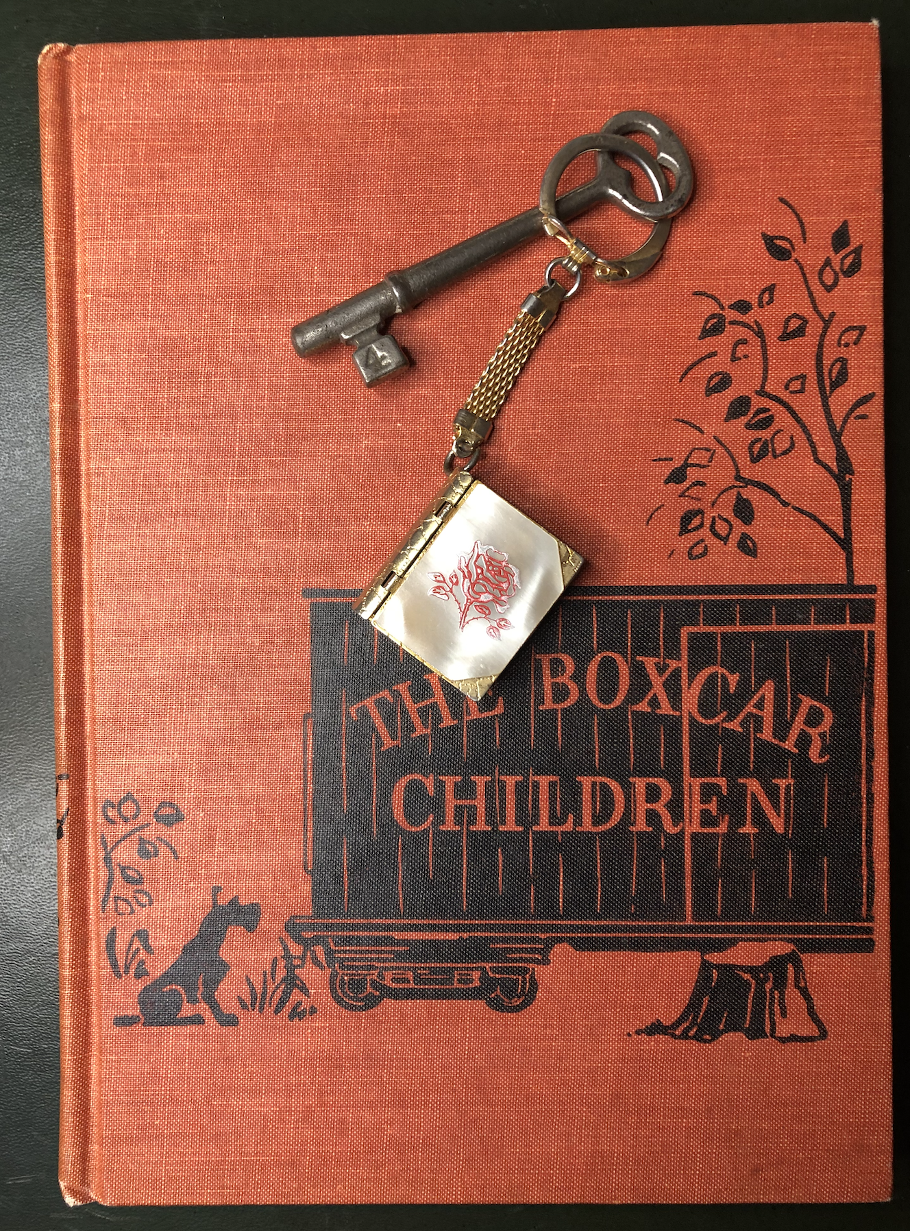 Image of the Boxcar Children book cover.